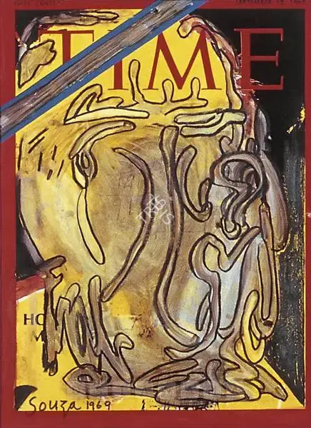 Souza, F.N. (Artist). Time, 1969 | Painting