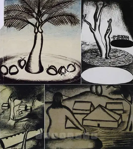 Rimzon, N.N. (Artist). Tree of Life, n.d. | Drawing