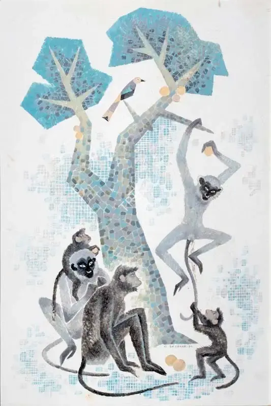 Deuskar, Gopal (Artist). Untitled, 1964 | Painting