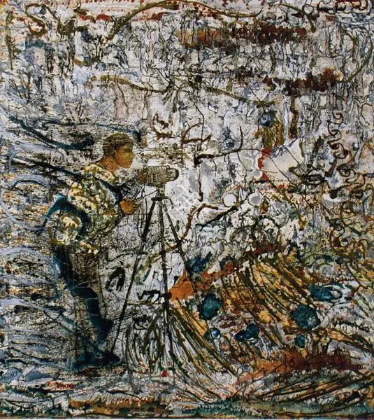 Chakravarty, Jayashree (Artist). Untitled. Acrylic and Oil on canvas, 2003 | Painting  | 00880976