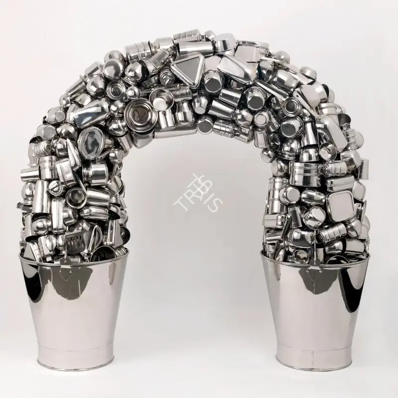 Gupta, Subodh (Artist). Untitled. Stainless steel, 2009 | Sculpture | FineArts | 00642042