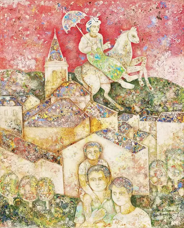 Burman, Sakti (Artist). Untitled, n.d. | Painting
