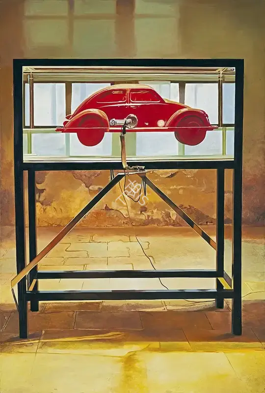 Shetty, Sudarshan (Artist). Untitled (Red Beetle), 2007 | Painting