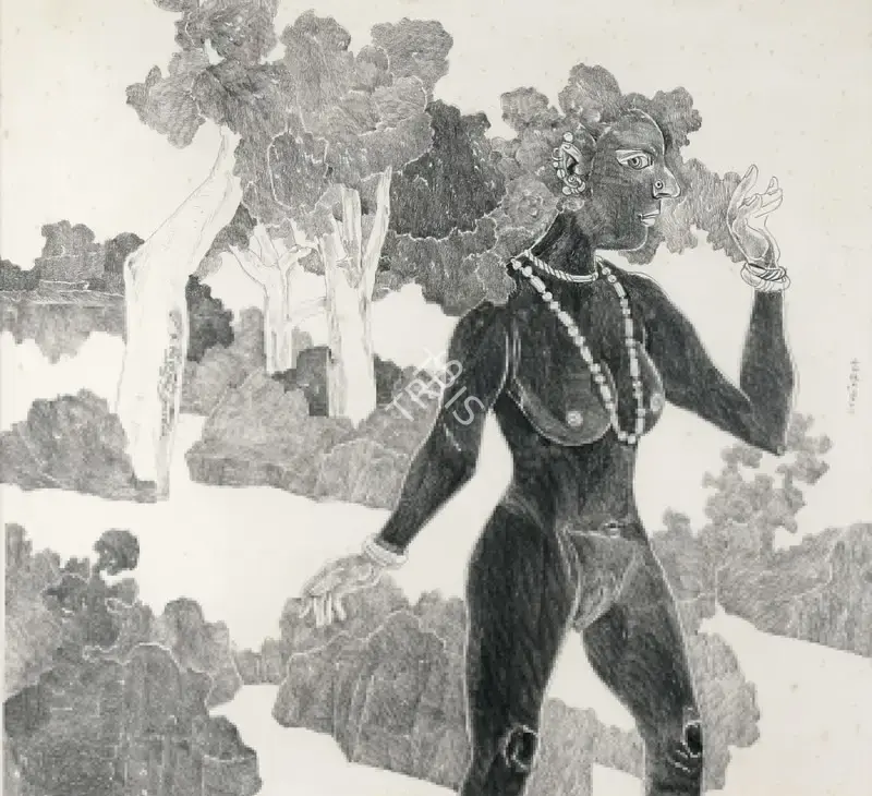 Goud, K. Laxma (Artist). Untitled, 2004 | Painting