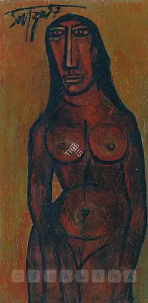 Souza, F.N. (Artist). Temple Dancer, 1957 | Painting