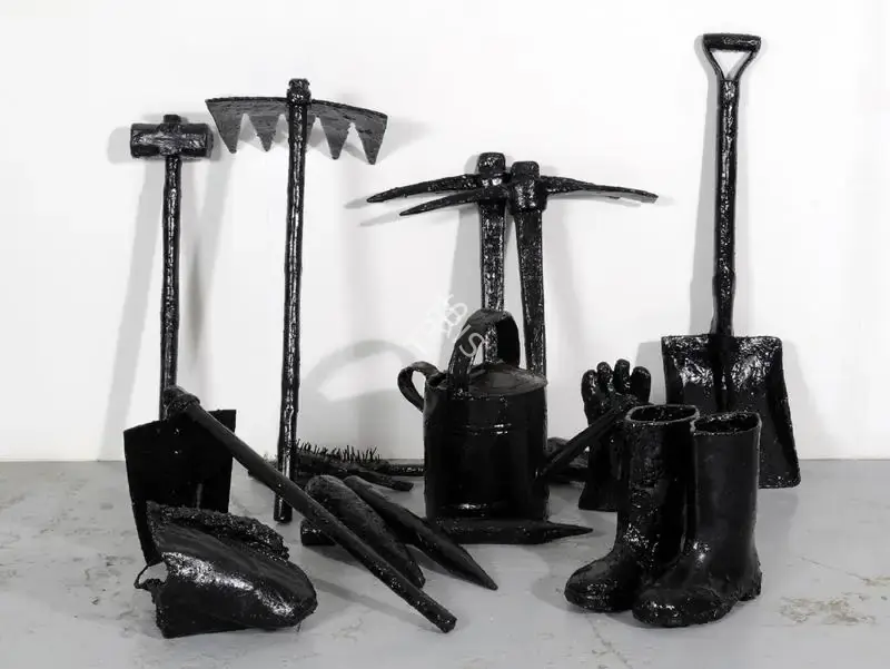 Arora, Kriti (Artist). Installations 2 (Tools and Boots), 2008 | Sculpture