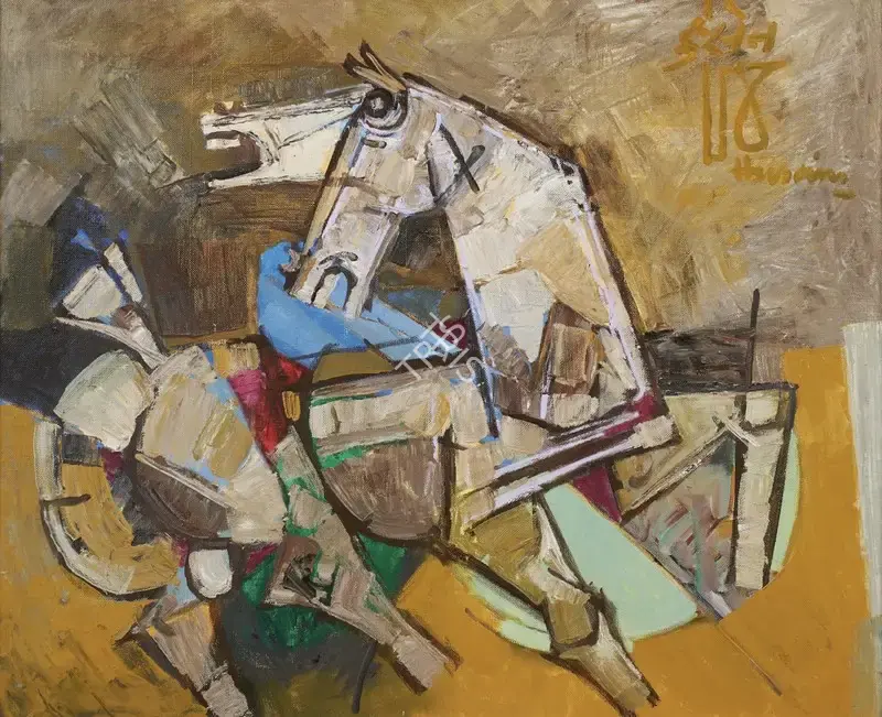 Husain, M.F. (Artist). Untitled, c.1968 | Painting