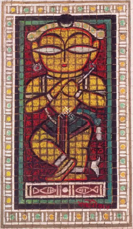 Roy, Jamini (Artist). Untitled (Male Dancer), n.d. | Painting