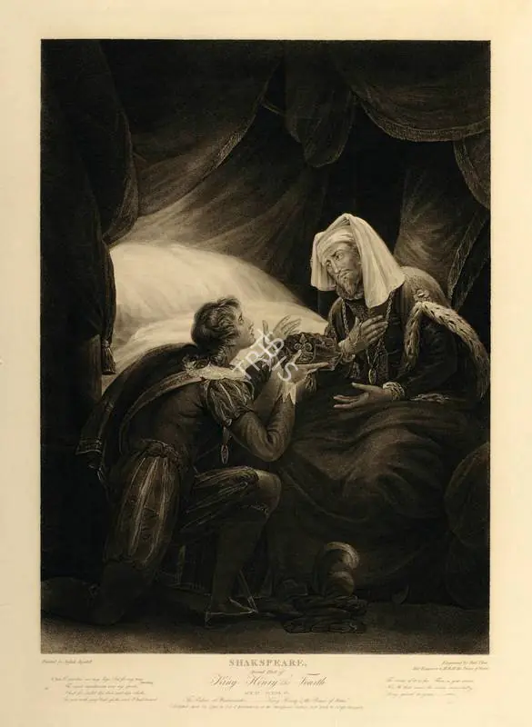 Boydell, After Josiah (Artist). (Second part of) King Henry the Fourth - Act IV, Scene IV - B. 1795 | Aquatint | PopCulture | 00092159