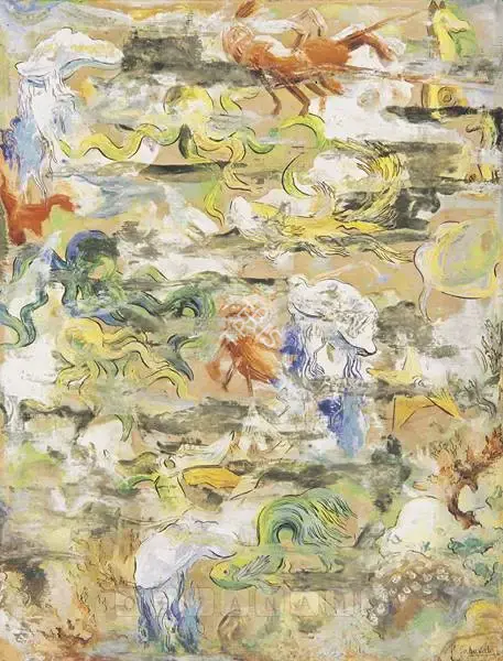 Sabavala, Jehangir (Artist). Sous-Marin (Underwater), 1956 | Painting
