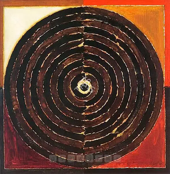 Raza, S.H. (Artist). Kundalini, 1999 | Painting