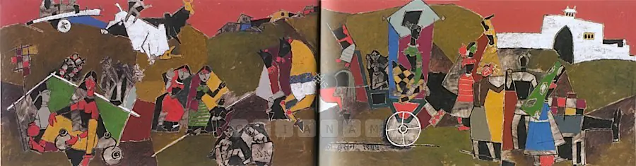 Husain, M.F. (Artist). Untitled, 1955 | Painting