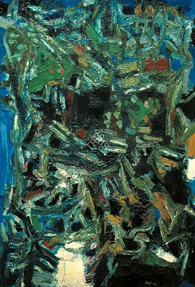 Raza, S.H. (Artist). La Source, 1960 | Painting