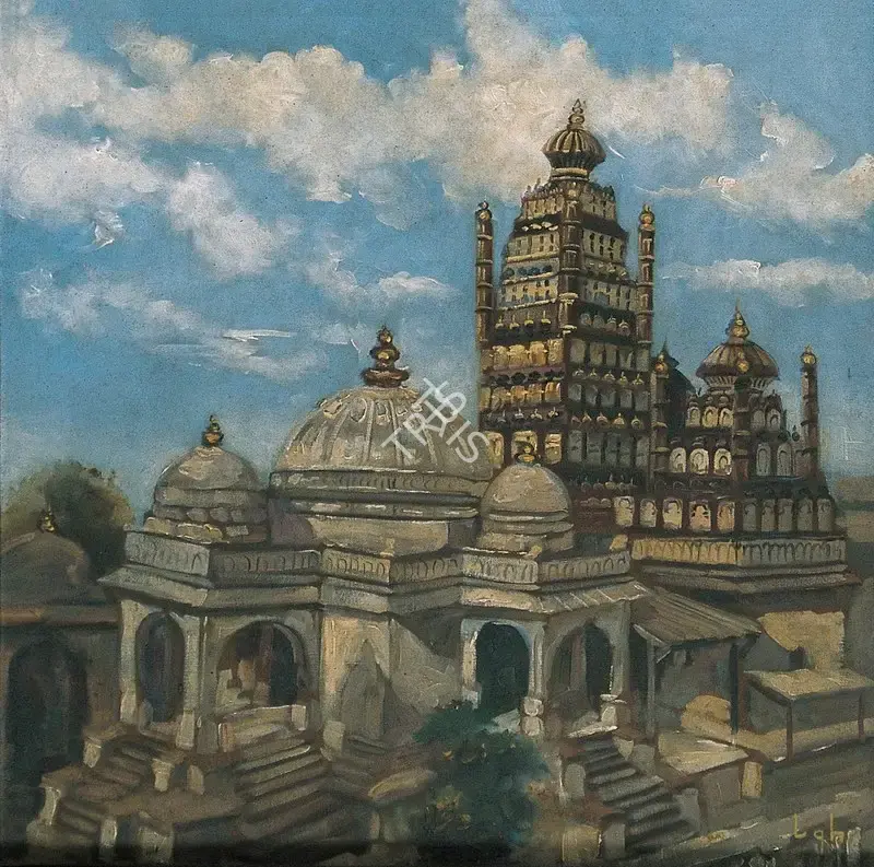 Unknown (Artist). Ahmedabad Series (After Walter Langhammer), mid 1960s | Painting