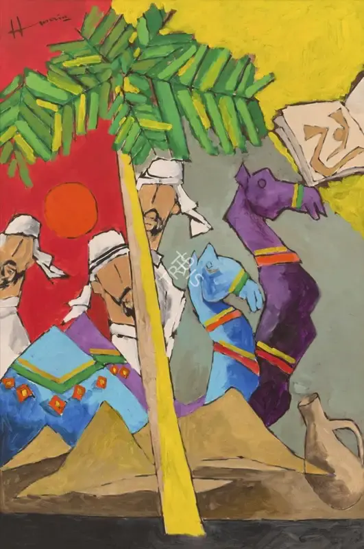 Husain, M.F. (Artist). Untitled, n.d. | Painting