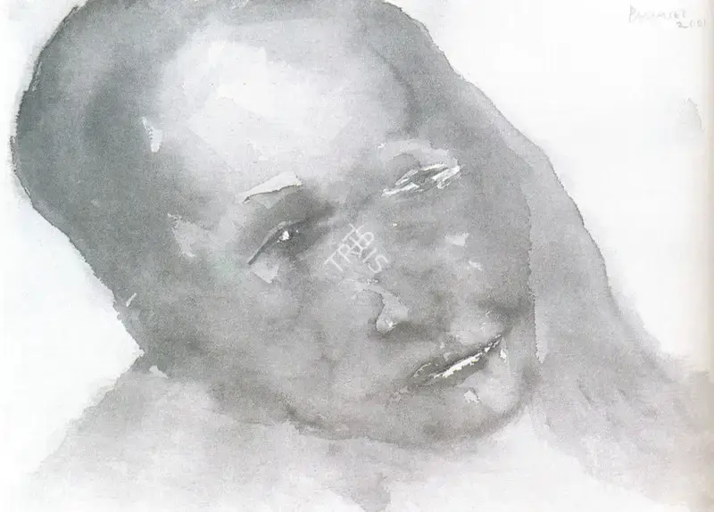 Padamsee, Akbar (Artist). Head, 2001 | Painting