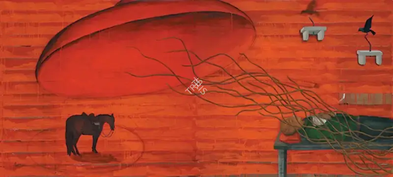 Iranna, G.R. (Artist). Untitled. Acrylic on canvas, 2005 | Painting | FineArts | 00642966
