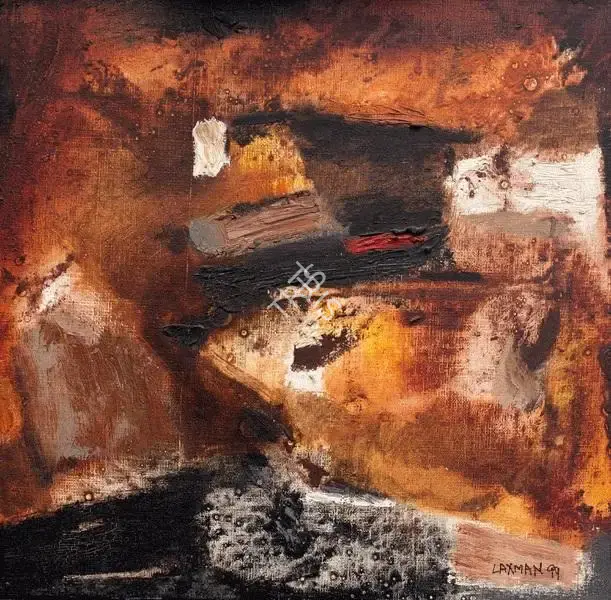 Shreshtha, Laxman (Artist). Untitled. Oil on canvas, 1999 | Painting | FineArts | 00341801