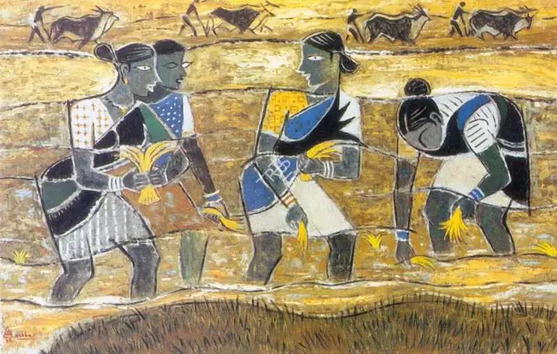 Hebbar, K.K. (Artist). Untitled, n.d. | Painting