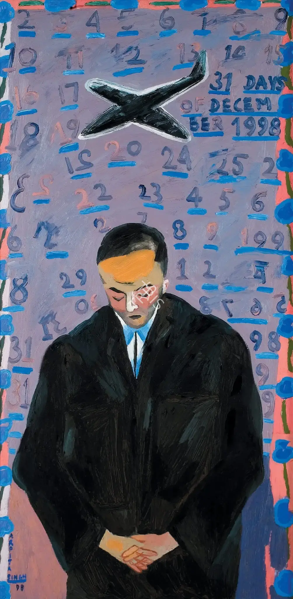 Singh, Arpita (Artist). 31 Days Of December, 1998 | Painting