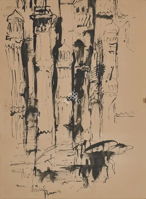 Biswas, Nikhil (Artist). Untitled, n.d. | Painting