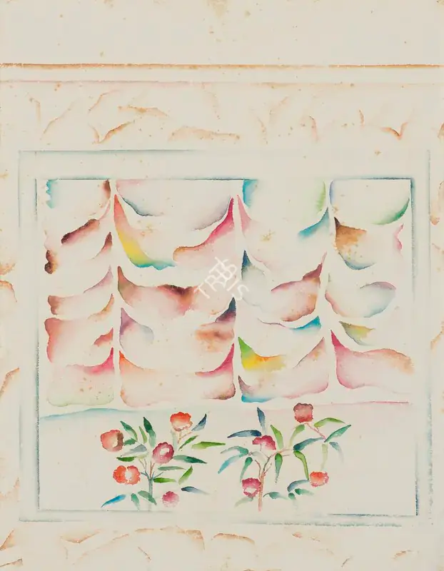 Khakhar, Bhupen (Artist). Untitled (View from a Window), c.1990s | Painting
