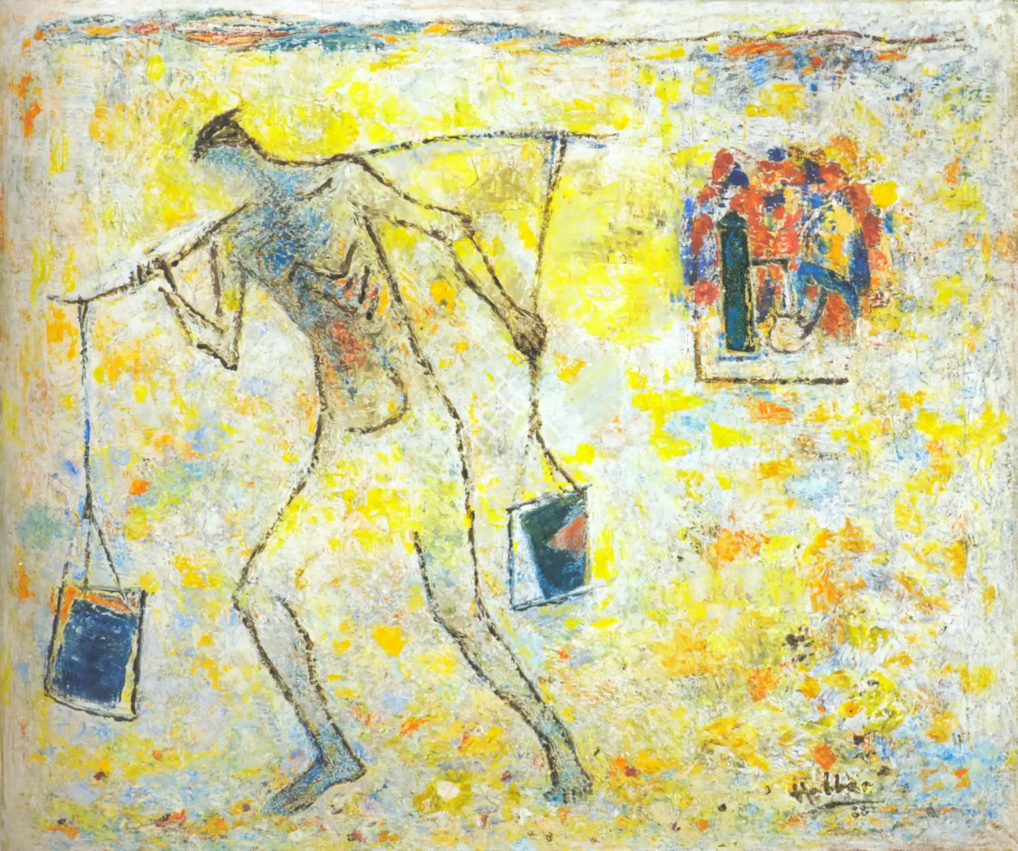 Hebbar, K.K. (Artist). Untitled, n.d. | Painting