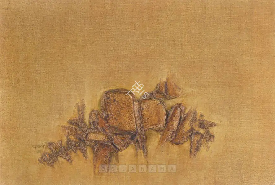 Qadri, Sohan (Artist). Untitled. Oil on canvas, 1968 | Painting | FineArts | 00898550