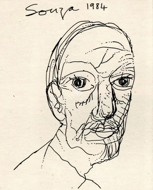 Souza, F.N. (Artist). Souza. 1984 | Art Heritage 6, 1986-1987 | Drawing | FineArts | 00530237