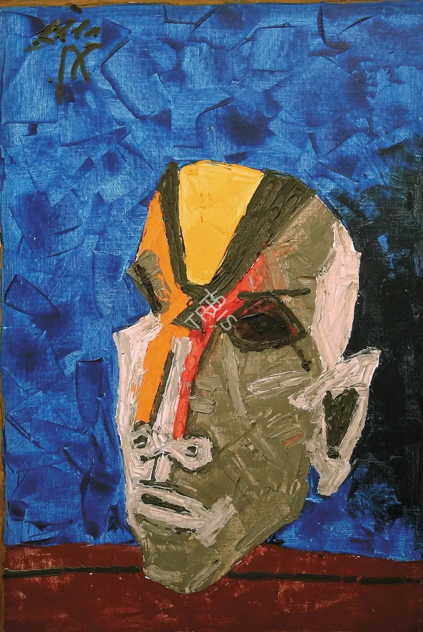 Husain, M.F. (Artist). Brahmin, n.d. | Painting