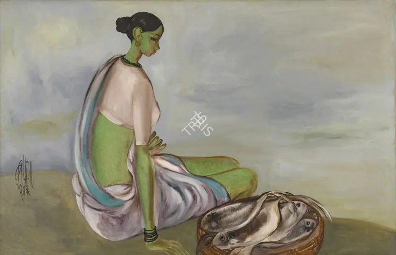 Prabha, B. (Artist). Untitled, 1976 | Painting