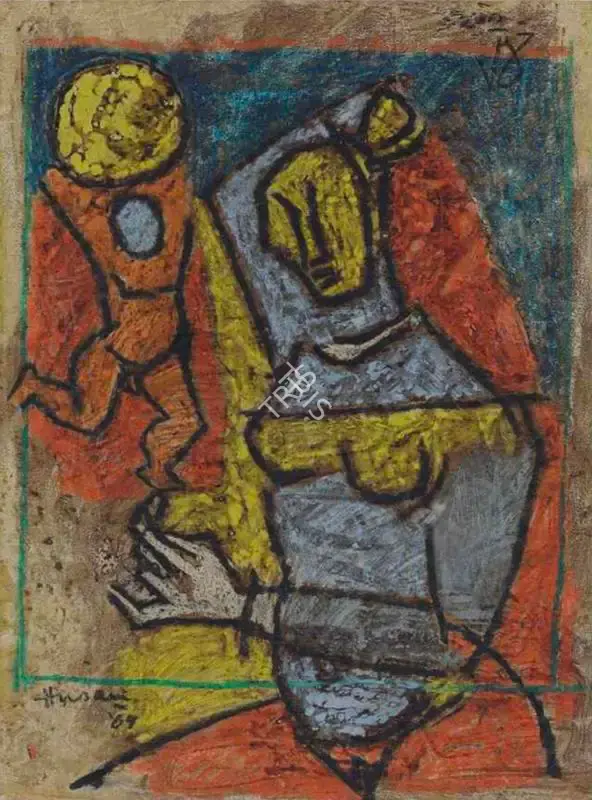 Husain, M.F. (Artist). Untitled, 1969 | Painting