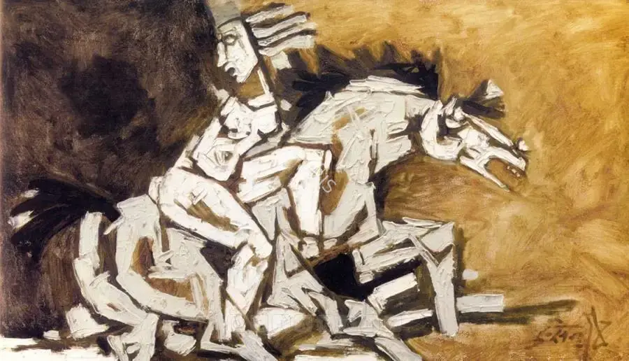 Husain, M.F. (Artist). Untitled, early 1970s | Painting