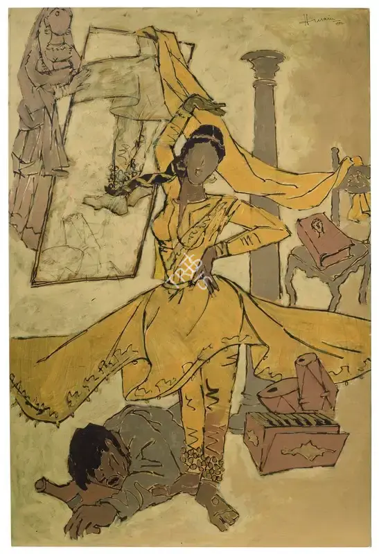 Husain, M.F. (Artist). Untitled (Devdas), 2002 | Painting