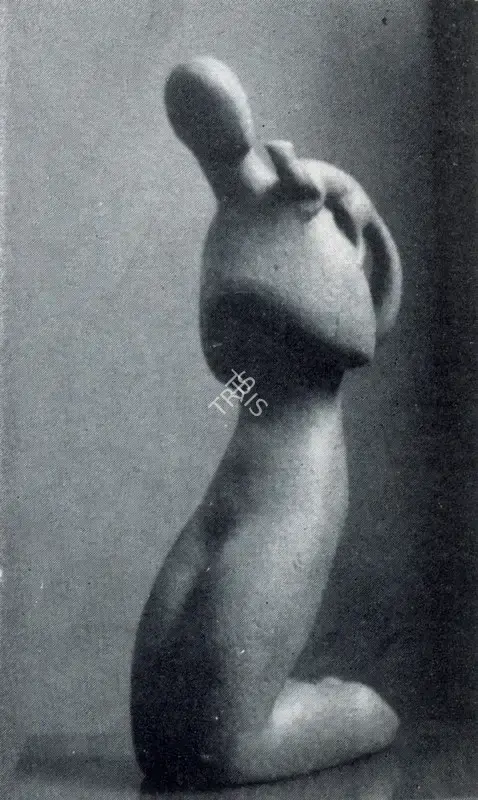 Kar, Chintamoni (Artist). Garden Figure. Vitrified Terracotta, 1962 | Marg, December 1962 | Sculpture | FineArts | 00674800