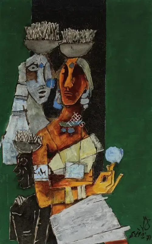 Husain, M.F. (Artist). Harvest, 1971 | Painting