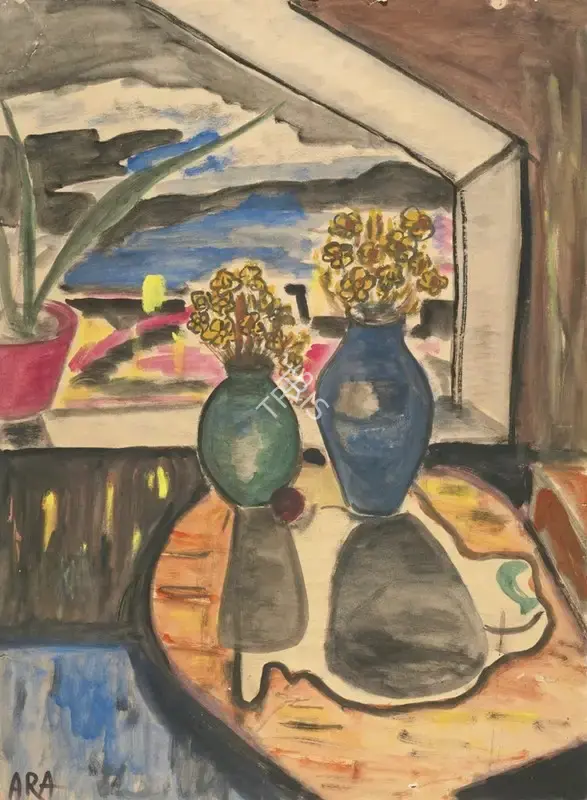 Ara, K.H. (Artist). Untitled (Still Life), n.d. | Drawing