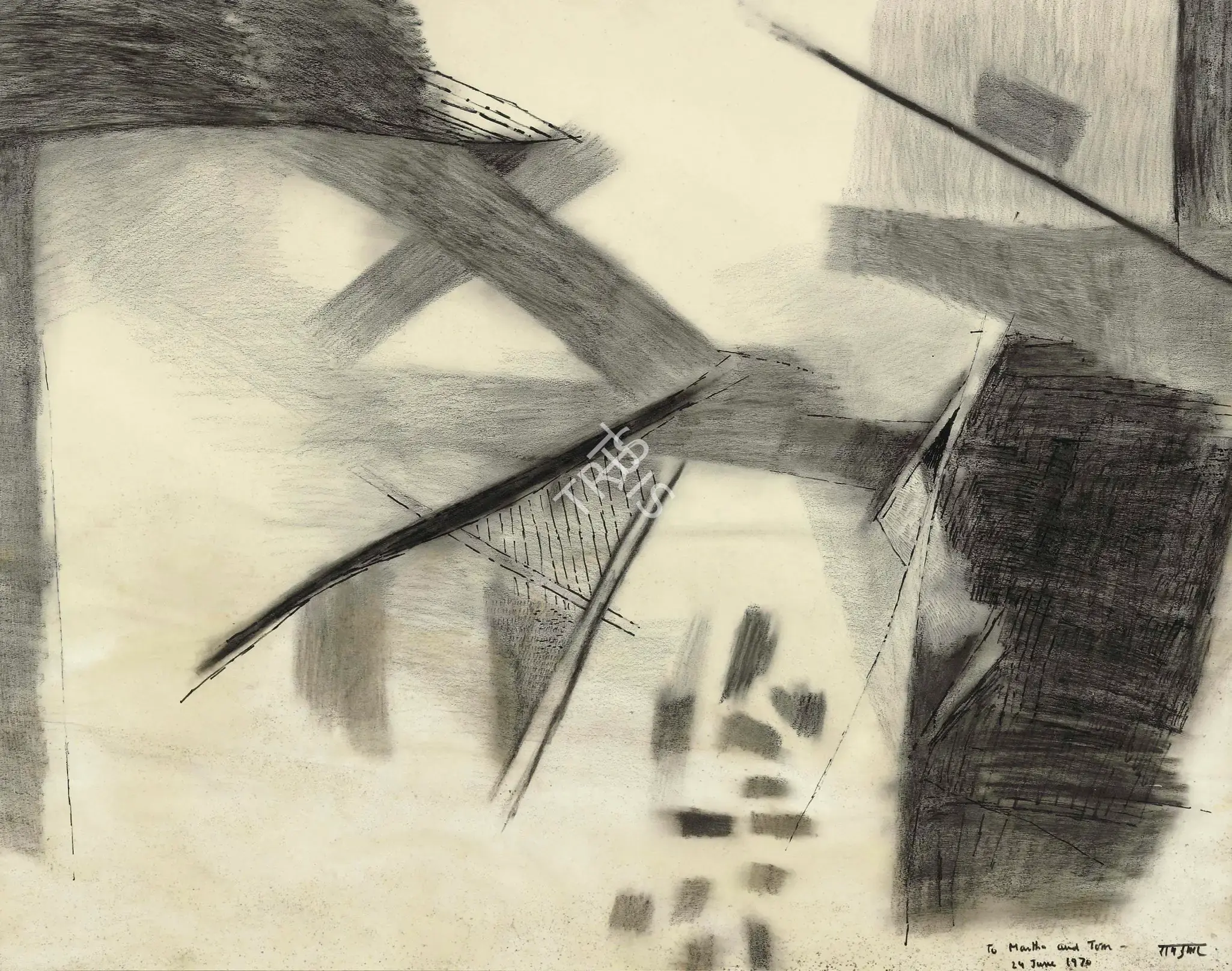 Ramkumar (Artist). Untitled, 1970 | Drawing