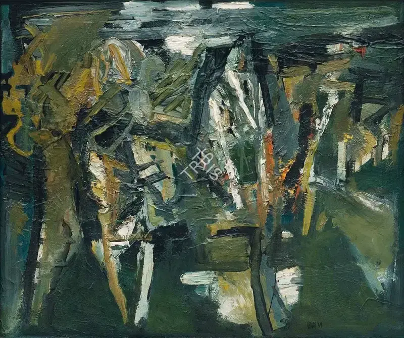 Raza, S.H. (Artist). Untitled, 1964 | Painting