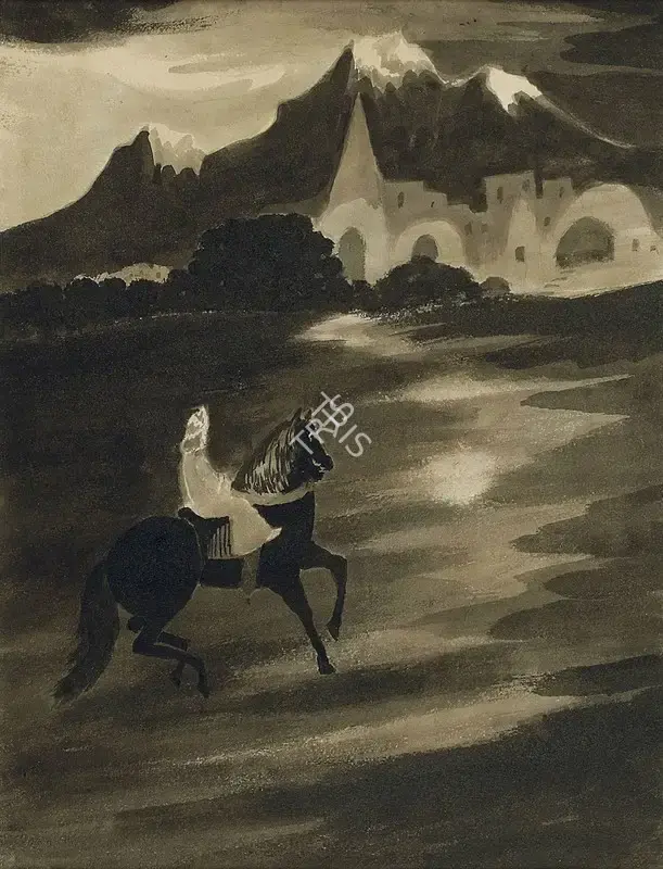 Tagore, Gaganendranath (Artist). Pakshiraaj Ghoda, c.1920 | Painting