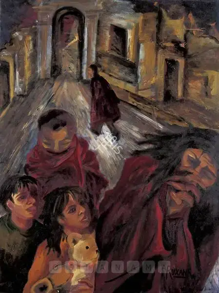 Pathan, Ruxana (Artist). Requiem Of The Innocent, 2003 | Painting