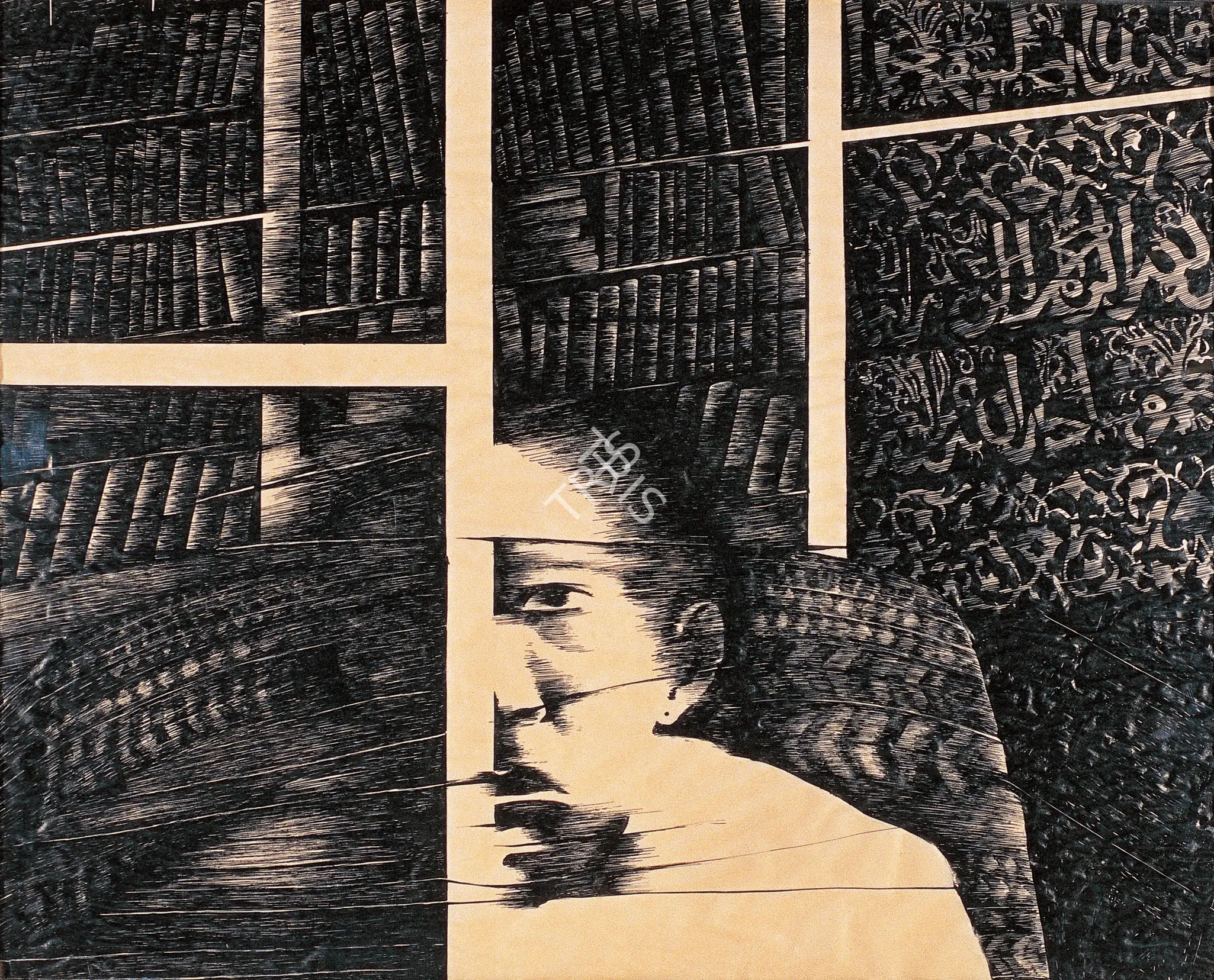 Navjot (Artist). Me Myself. Pen and ink on paper, 1979 | Drawing | FineArts | 00375817