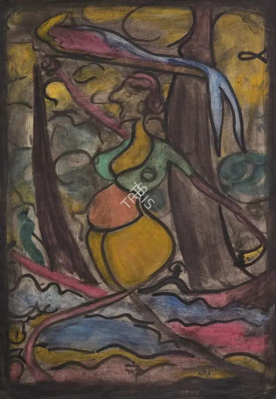 Ara, K.H. (Artist). Untitled, circa 1940 | Painting