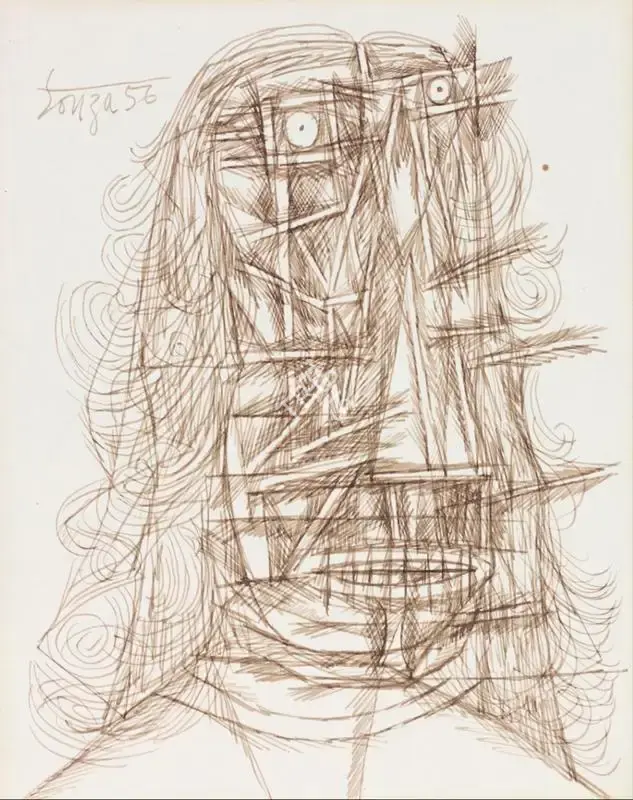 Souza, F.N. (Artist). Untitled, 1956 | Painting