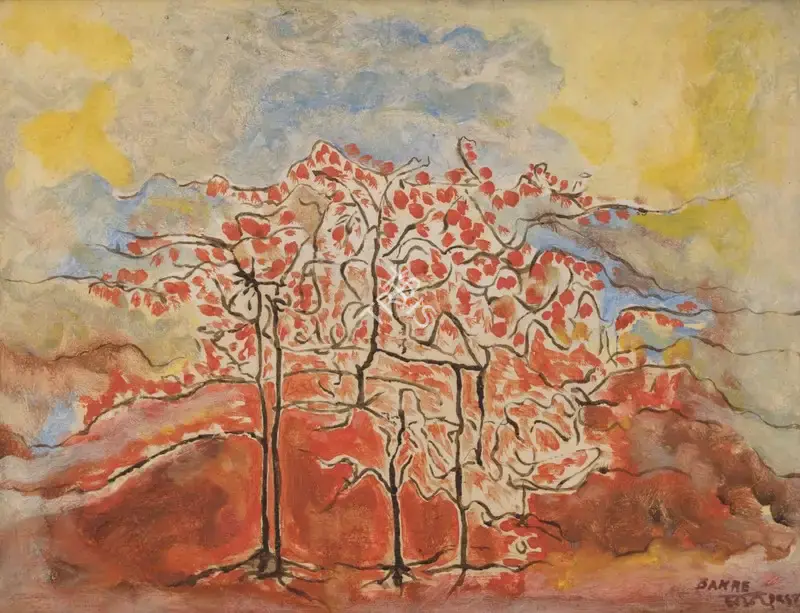 Bakre, S.K. (Artist). Pollution, 1994 | Painting