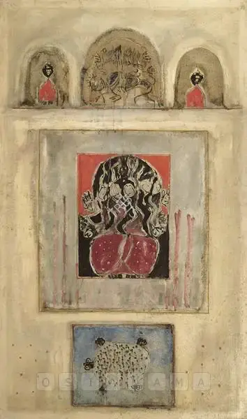 Naidu, Reddeppa (Artist). Deity Series. Oil on board, 1969 | Painting | FineArts | 00599929