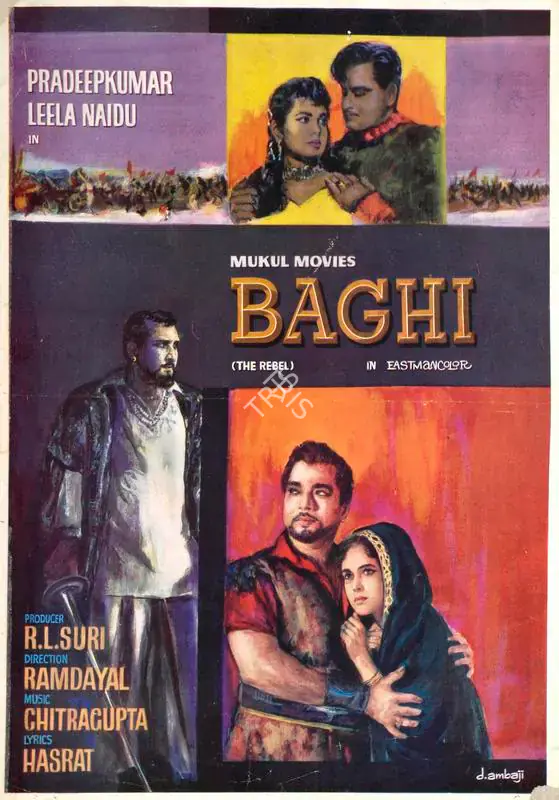Suri, R.L. (Producer), Baghi, 1964 | Song-Synopsis Booklet | CinemaEducation | 00863256