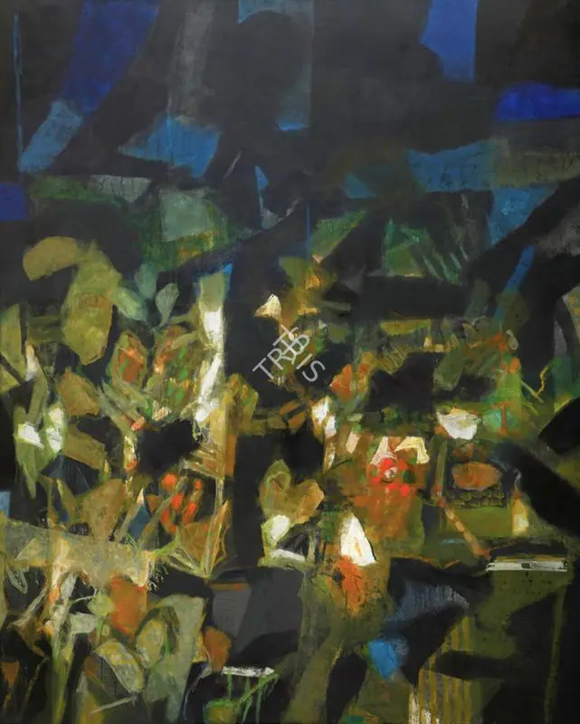 Raza, S.H. (Artist). Congo. Oil on canvas, 1965 | Painting | FineArts | 00417586