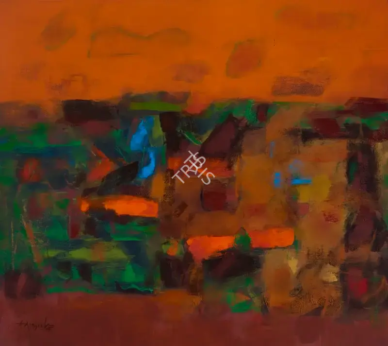 Adimoolam, K.M. (Artist). Untitled. Oil on canvas, 2005 | Painting | FineArts | 00363829