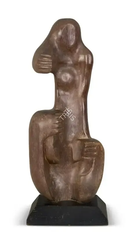 Achary, Appukuttan K. (Artist). Boldness, n.d. | Sculpture